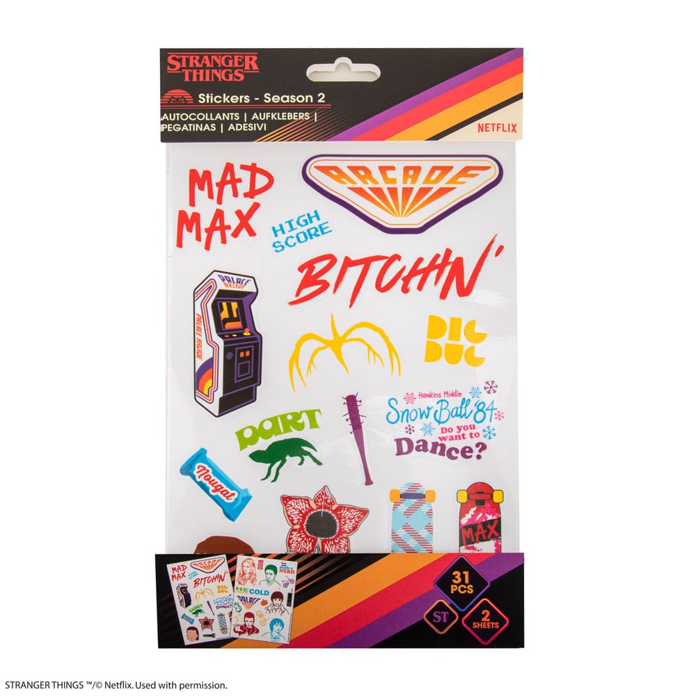 Stranger Things-stickers - Seizoen 2 