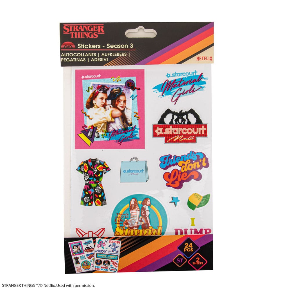 Stranger Things-stickers - Seizoen 3 