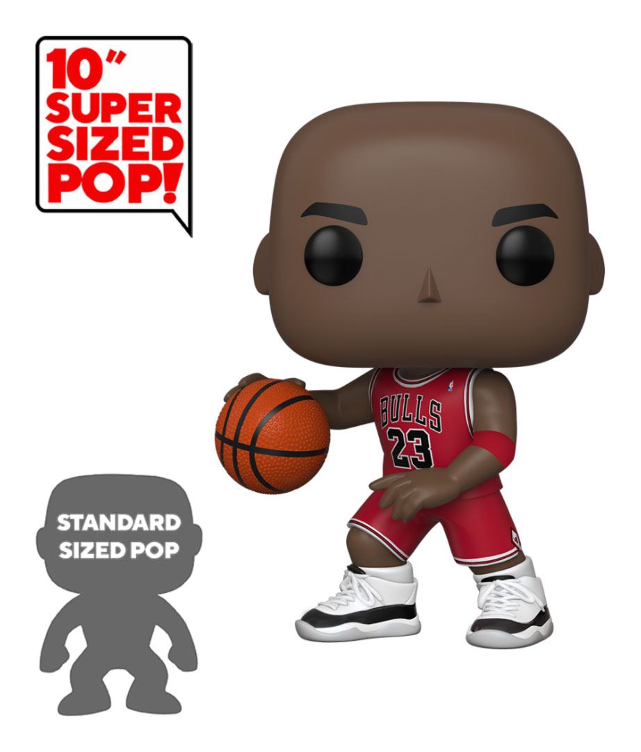 pop jumbo michael jordan red jersey 75