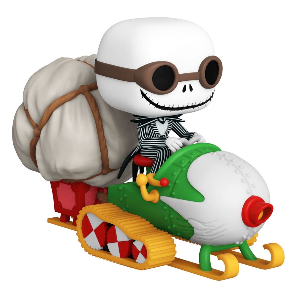 pop jack skellington in snowmobile