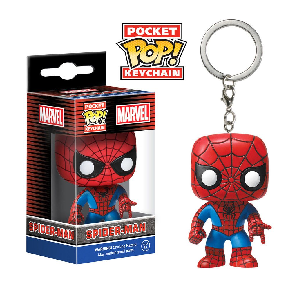 pop keychain spider man