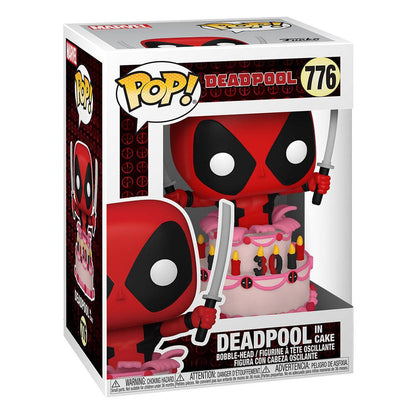 Pop! Deadpool dans Gâteau d'Anniversaire