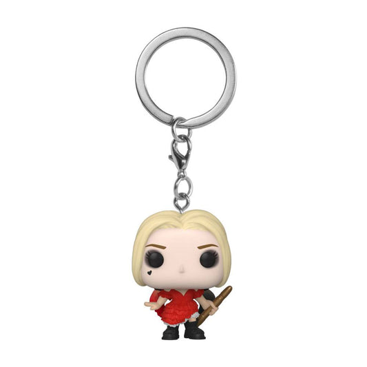 pop keychain harley quinn damaged dress