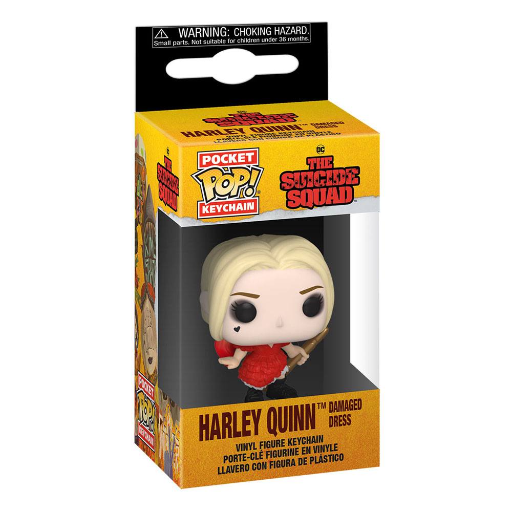 Pop! Keychain Harley Quinn (Damaged Dress)