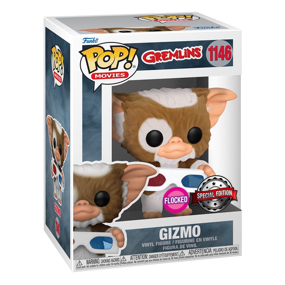 Pop! Gizmo avec Lunettes 3D (Flocked)