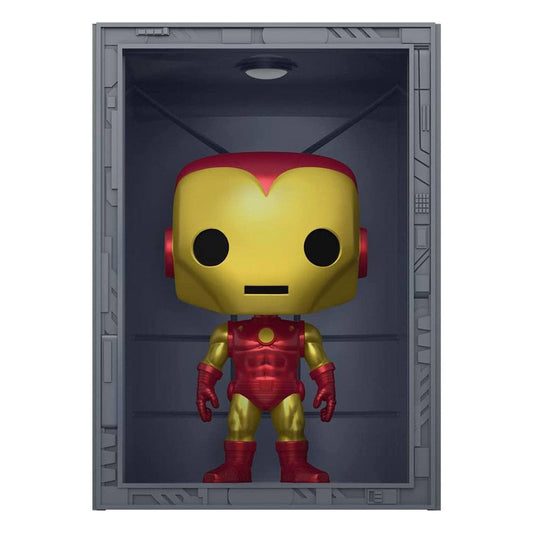 marvel pop deluxe hall of armor iron man model 4 px exclusive