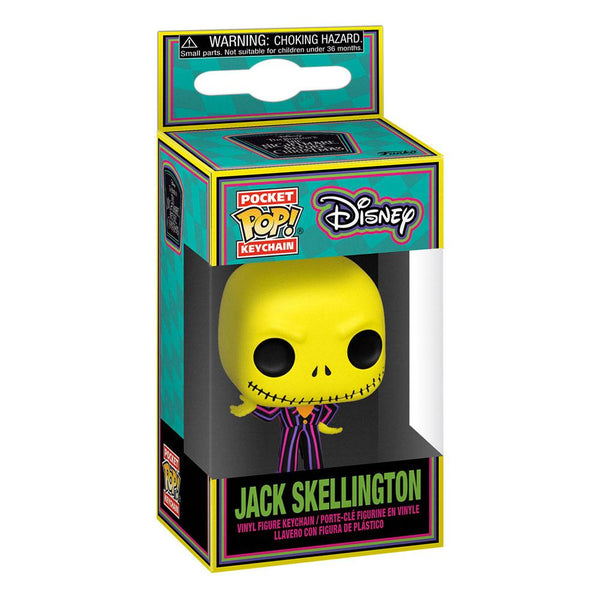 Funko Pop! Keychain Jack Skellington (Black light) – L'Étrange Noël de monsieur Jack