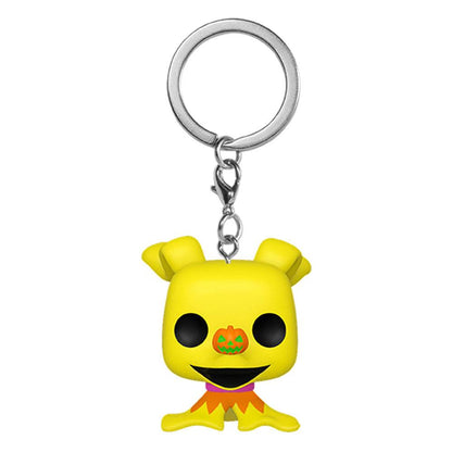 Blacklight Zero Pop! Keychain L´étrange Noël de Mr. Jack porte-clés Pocket POP! Vinyl Zero 4 cm