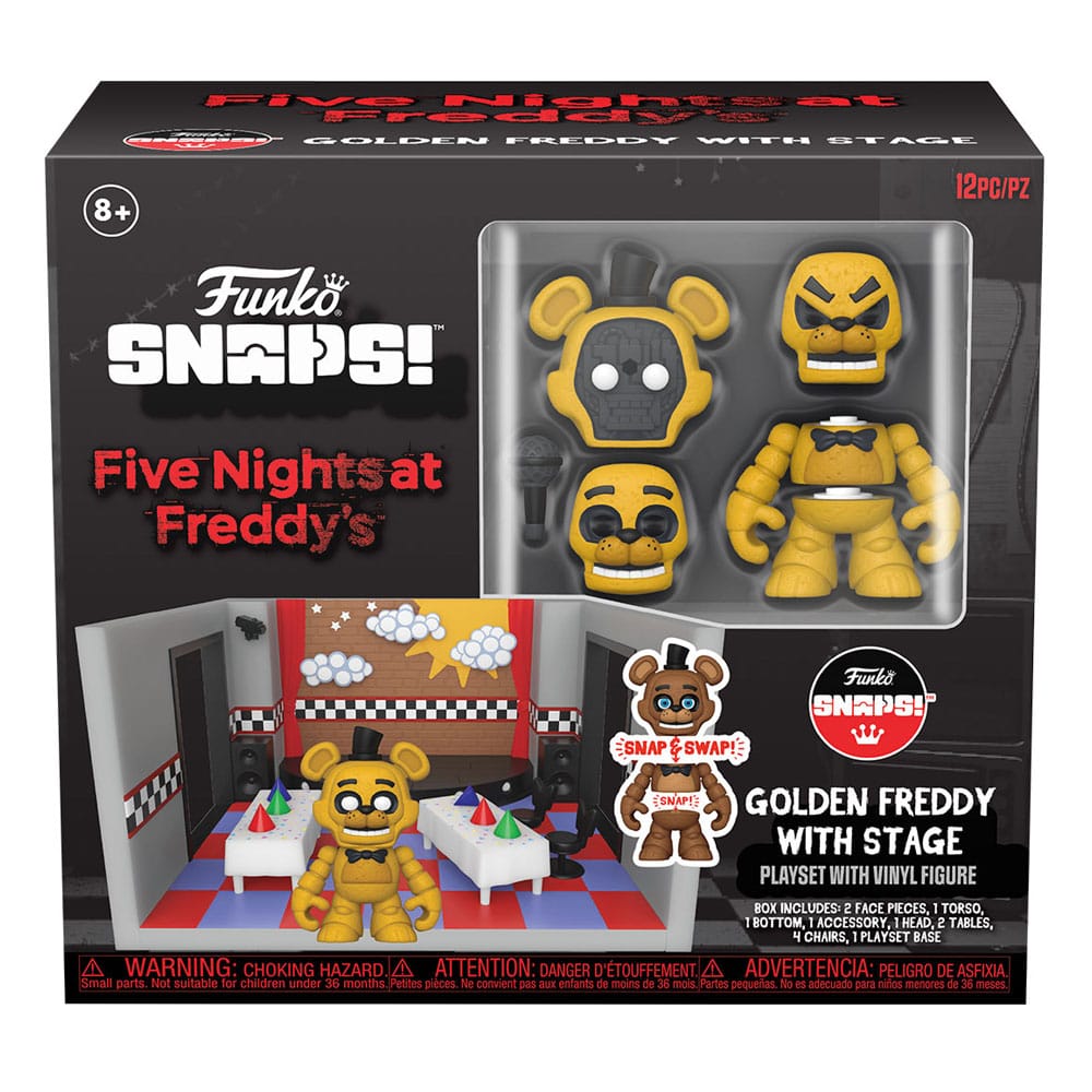 Golden Freddy avec Stage - Snaps! Playset