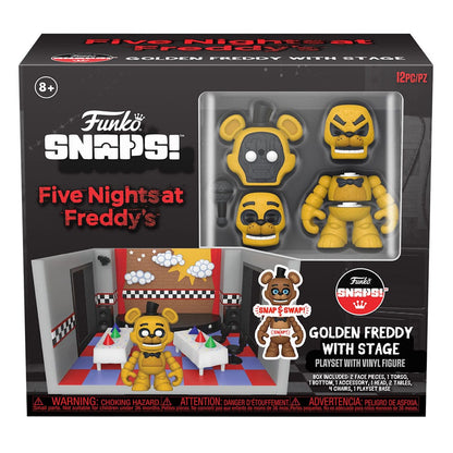 Golden Freddy with Stage - Snaps! Playset - PRE-ORDER*