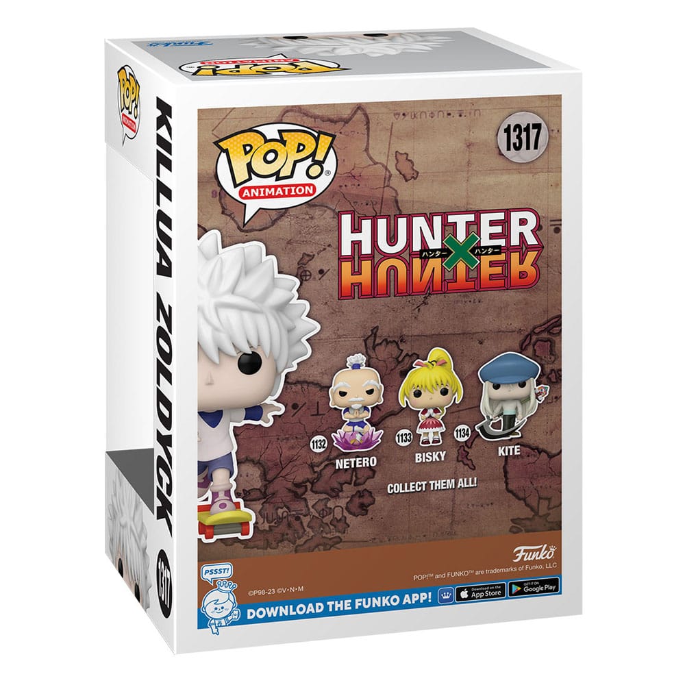 Pop! Killua Zoldyck avec Skateboard