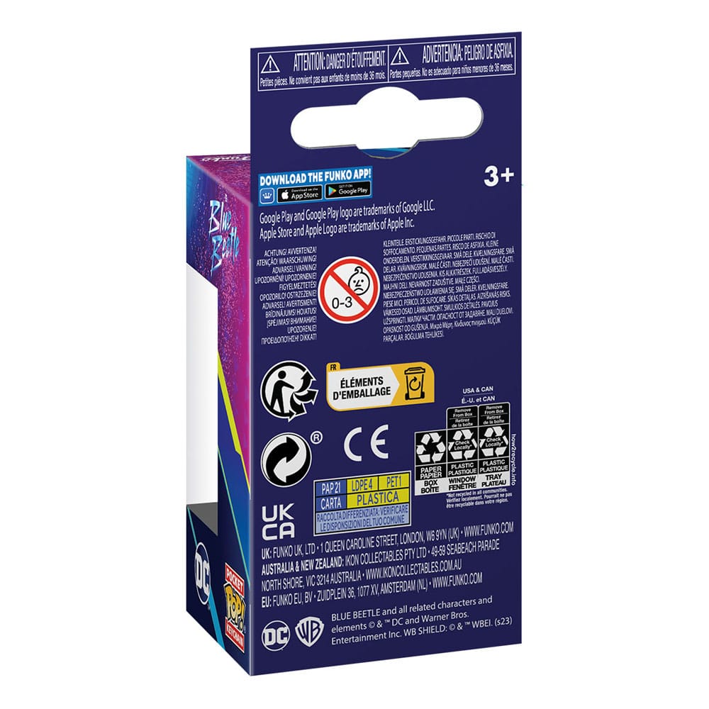 Pop! Sleutelhanger Blauwe Kever 