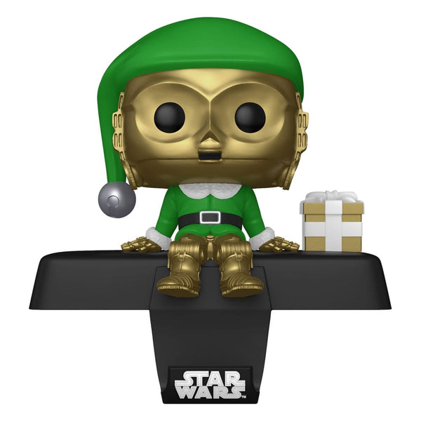Funko Pop! Stocking Hanger C-3PO en Lutin du Père Noël – Star Wars