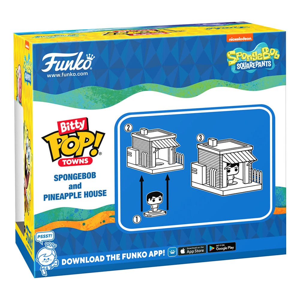 Bitty Pop! Towns SpongeBob SquarePants and his Pineapple House
