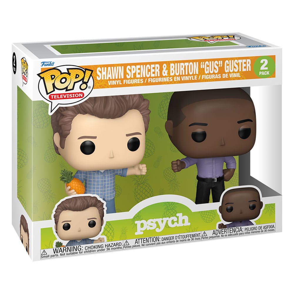 Pop! Shawn Spencer & "Gus" Guster 2-Pack