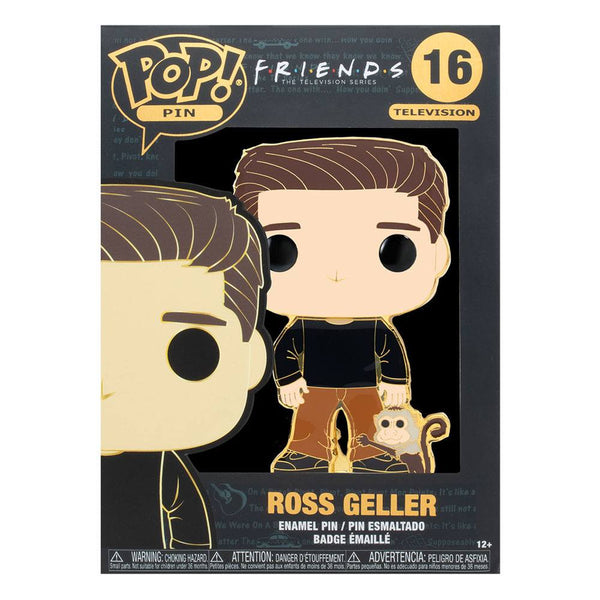 Funko Pop! Pin Ross Geller avec Singe – Friends