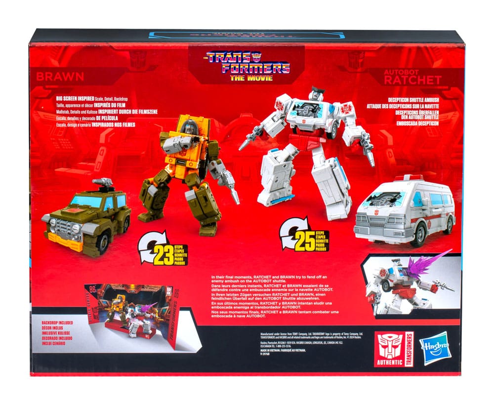 Transformers Studio Series Deluxe Brawn &amp; Autobot Ratchet Pack
