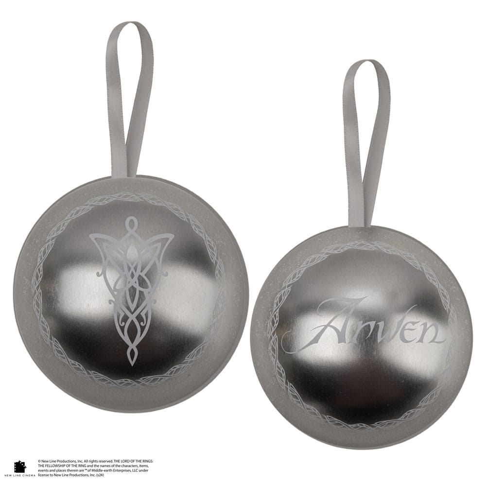 Lord of the Rings Christmas Ball with Evenstar Necklace