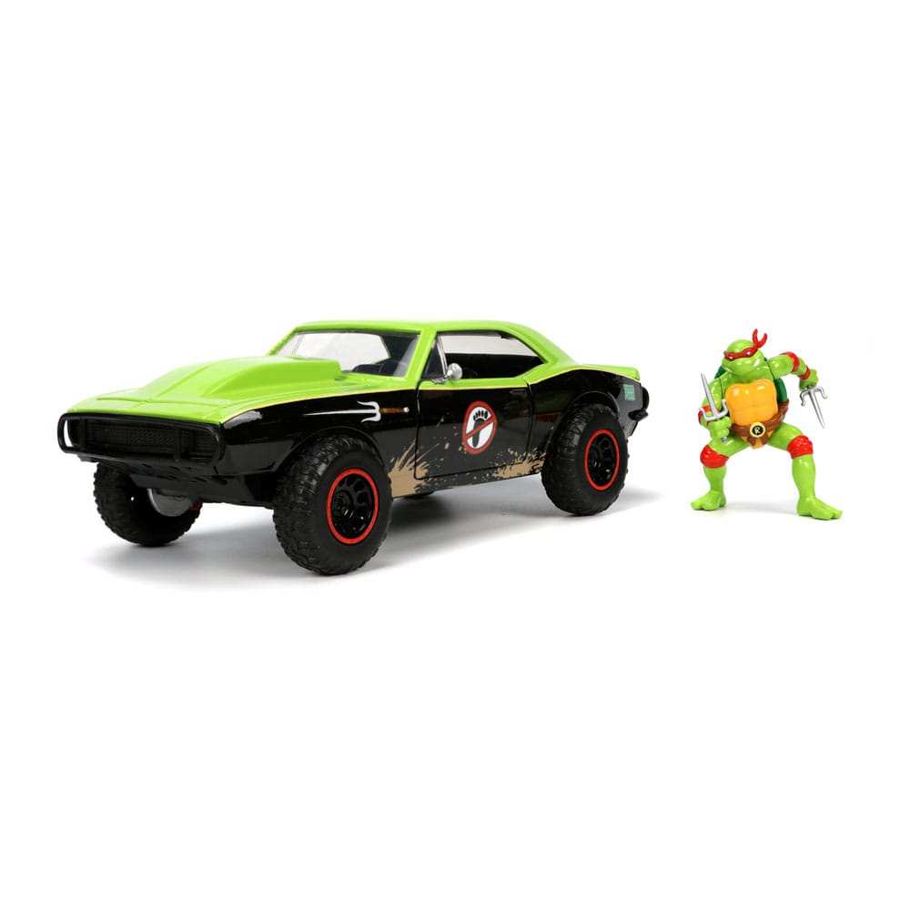 Raphael met een Chevrolet Camaro uit 1967. 