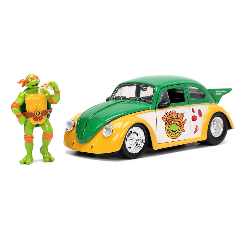 Michelangelo with VW Drag Beetle 