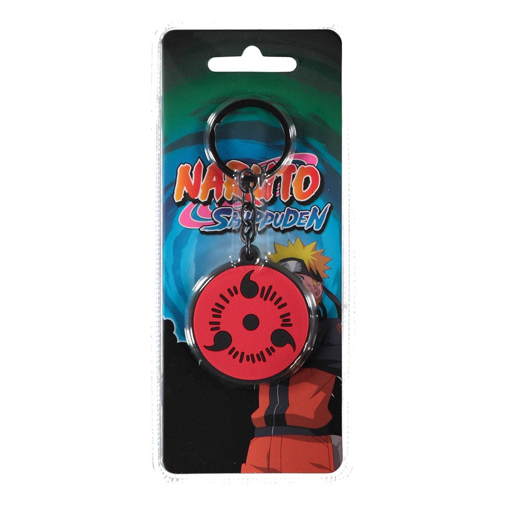 Naruto Shippuden rubberen sleutelhanger - Sharingan