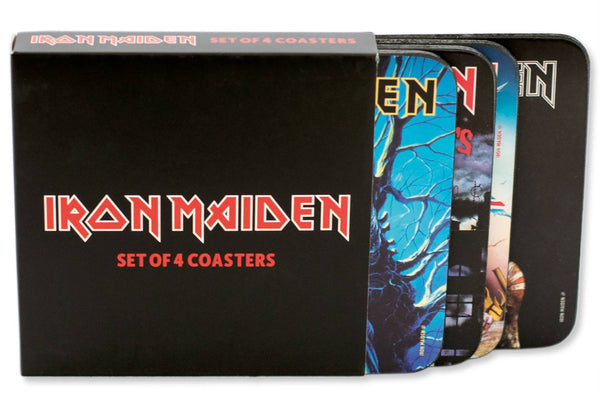 Iron Maiden 4-pack onderzetters 
