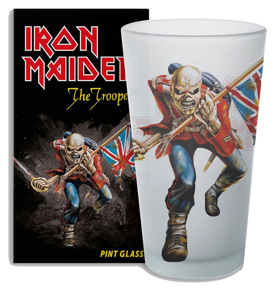 Iron Maiden Glass - The Trooper