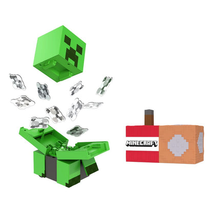 figurine r c minecraft exploding creeper mattel