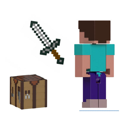 figurine minecraft steve mattel