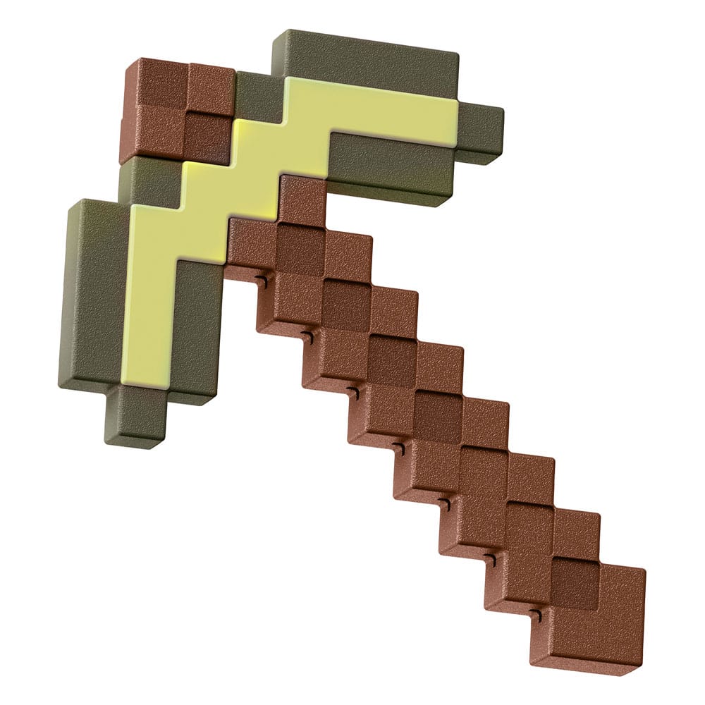 replique roleplay minecraft pioche en or mattel