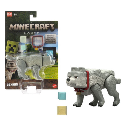 figurine minecraft le film dennis le loup mattel