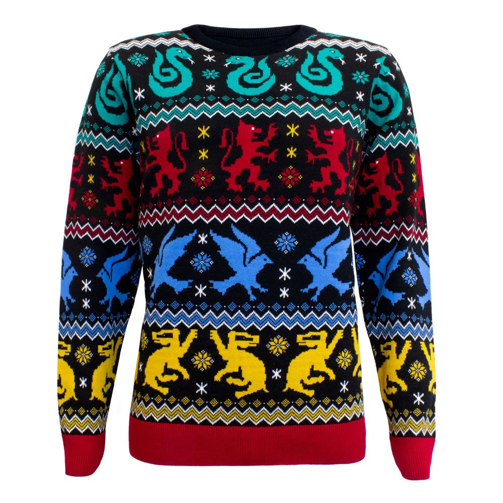 Weihnachtspullover Harry Potter - Maisons de Poudlard