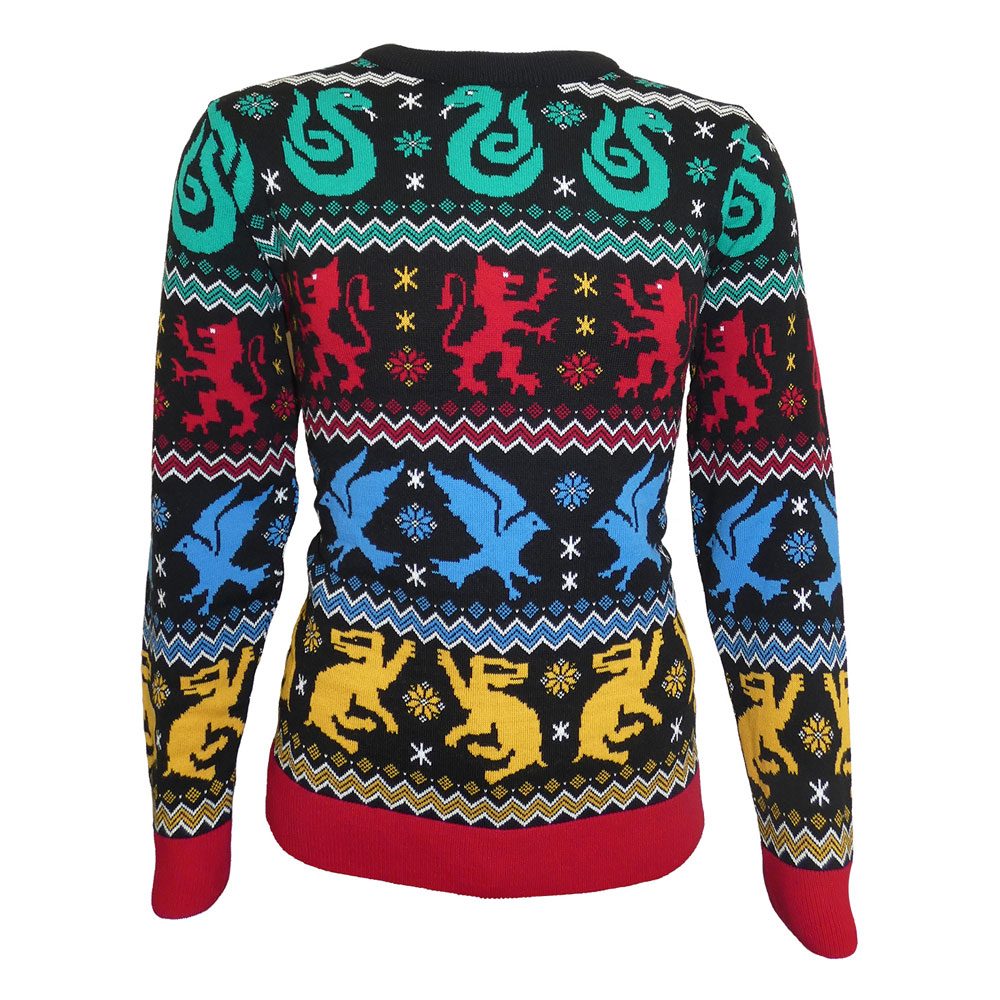 Pull de Noël Harry Potter - Maisons de Poudlard