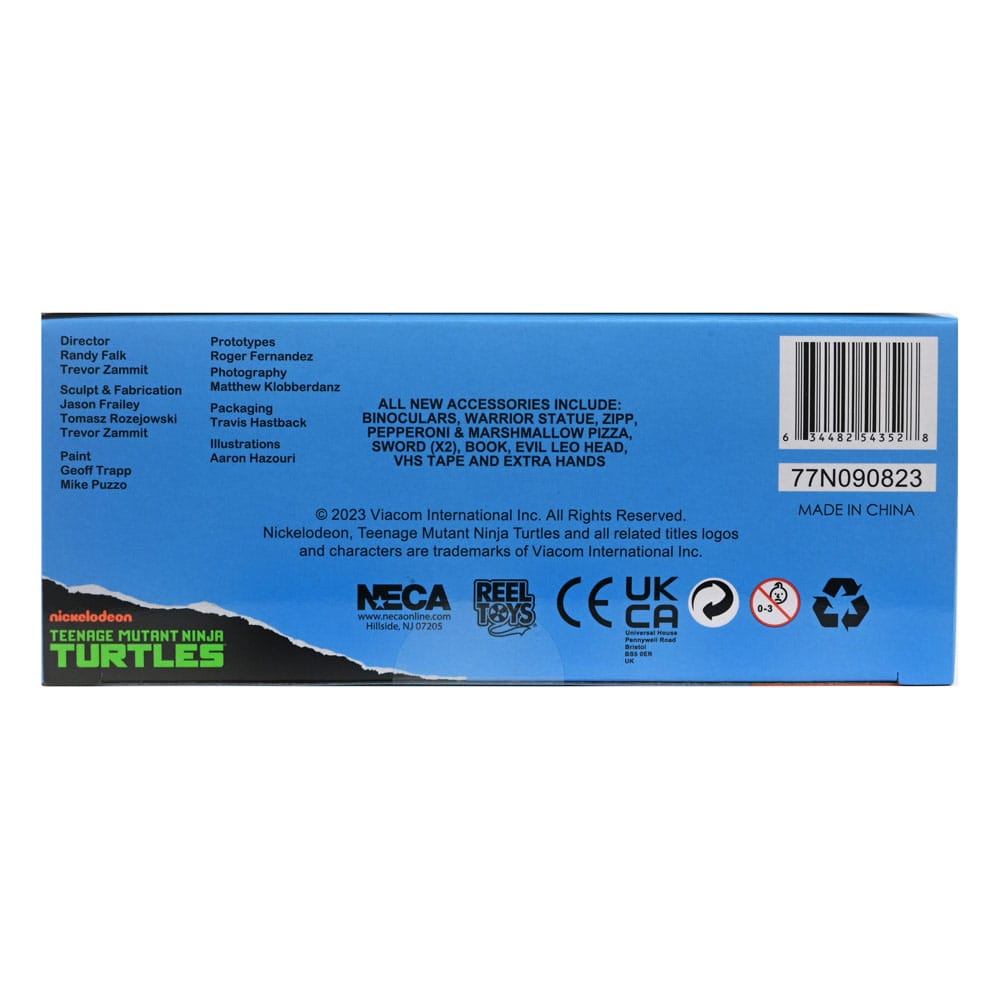 teenage mutant ninja turtles cartoon 7 scale action figure ultimate leonardo neca