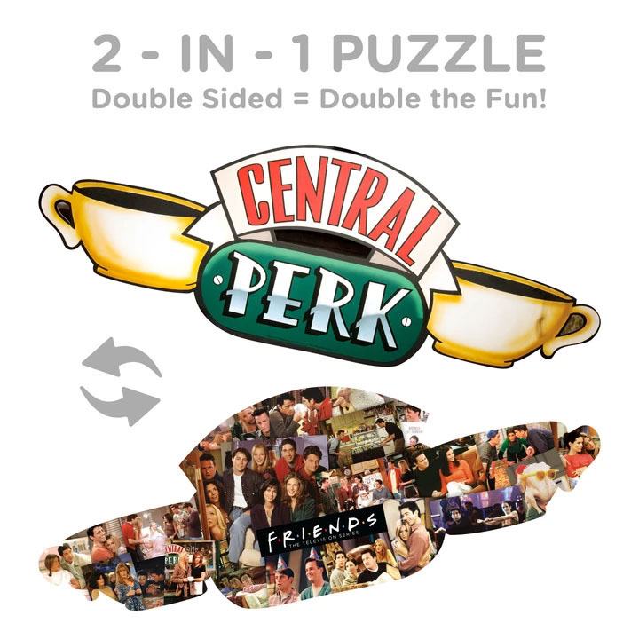 Puzzle Friends - Central Perk in de vorm van een puzzel 