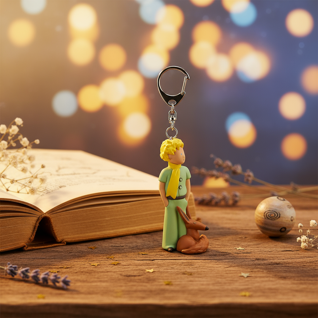 The Little Prince Keychain - The Little Prince and the Fox