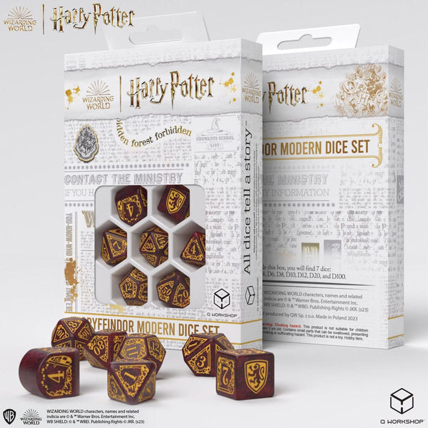 Harry Potter dobbelset - Gryffindor 