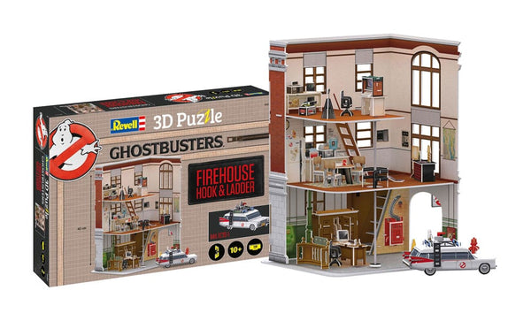 Ghostbusters 3D-puzzel - Brandweerkazerne met ladder 