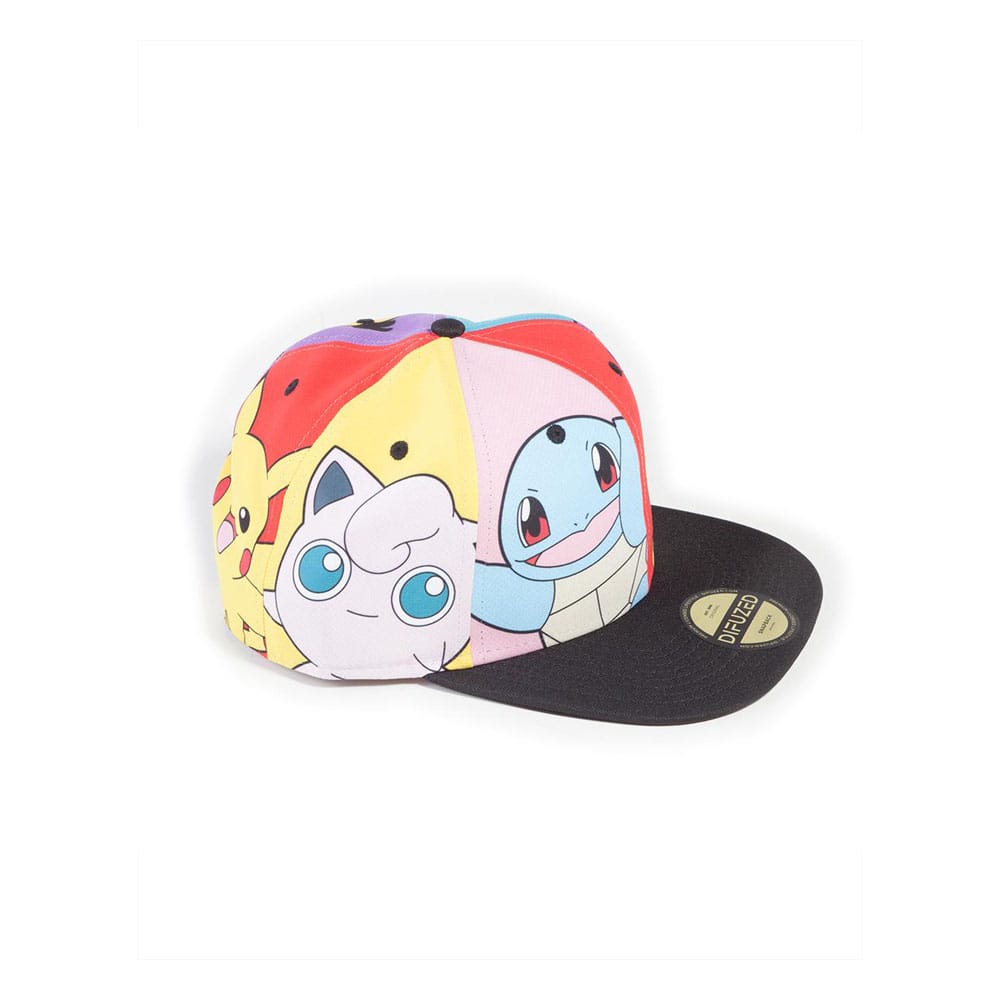 Pokemon Snapback Cap - Multi Pop Art