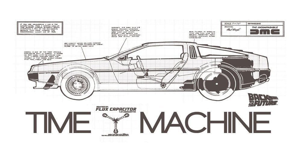 Mug Retour vers le Futur « Time Machine » – 300 ml