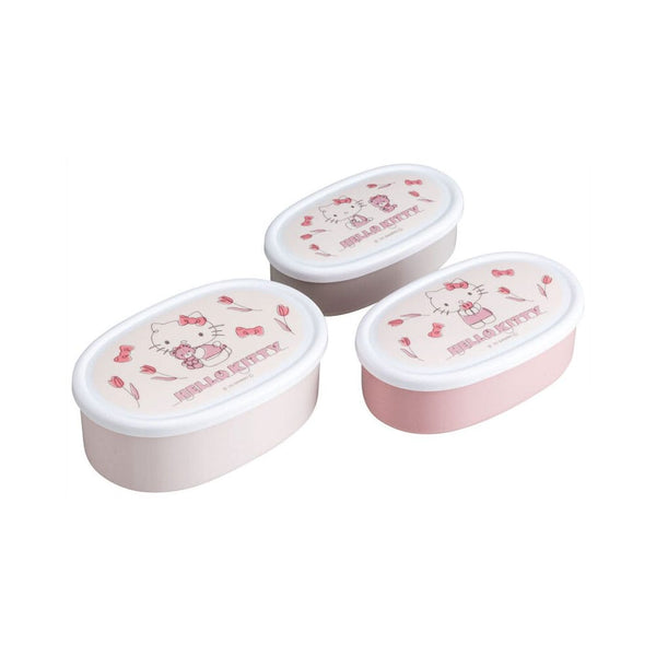 set de 3 bento box sanrio hello kitty kitty chan skater