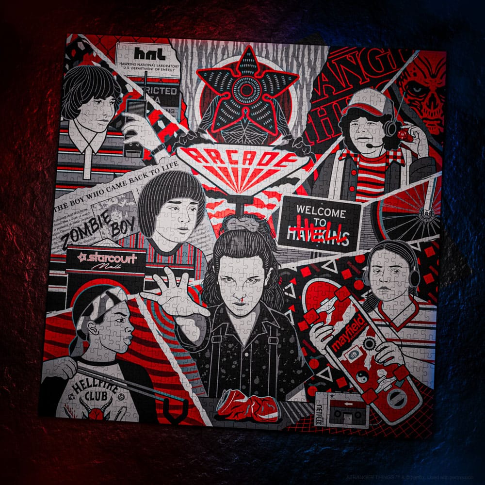 Puzzle Multidimensionnel Stranger Things 1000p