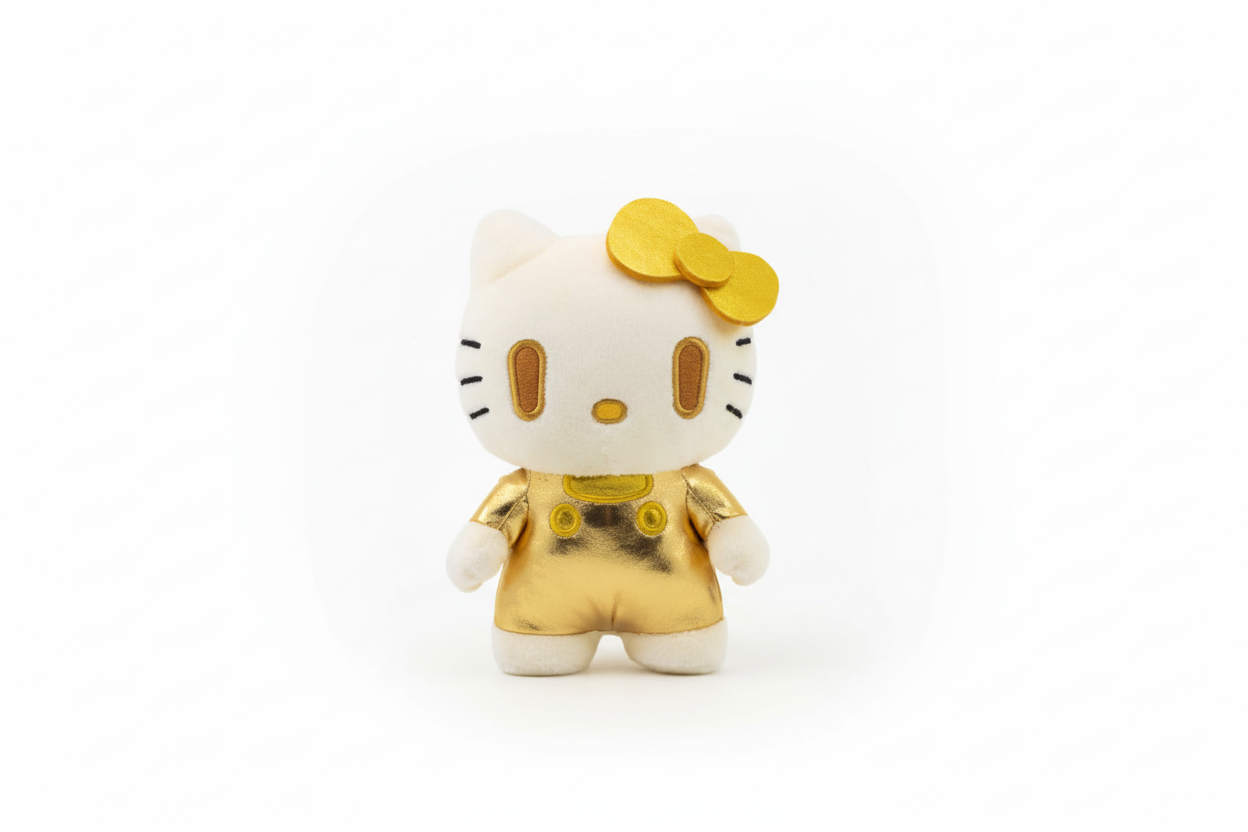 DZNR Sanrio pluche - Hello Kitty Gouden Editie