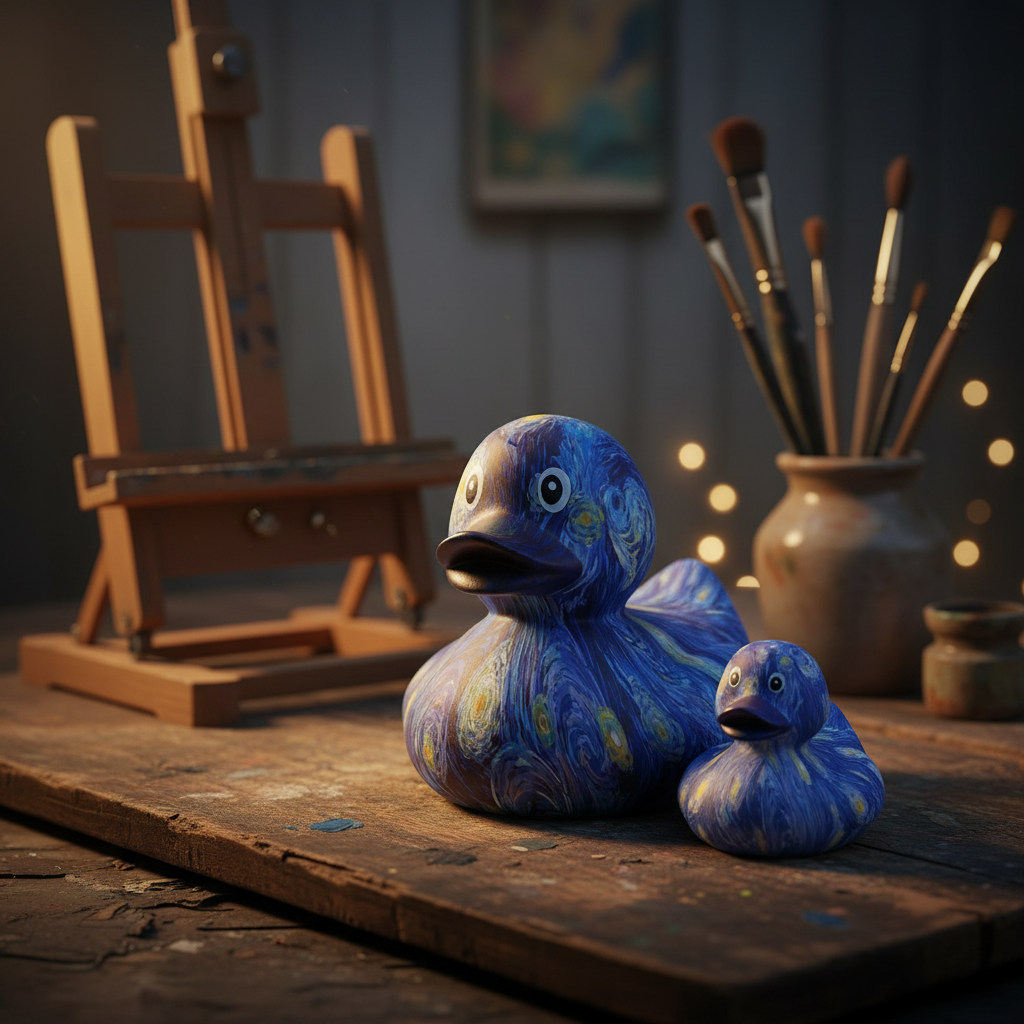 Canard Starry Night Vincent Van Gogh XL