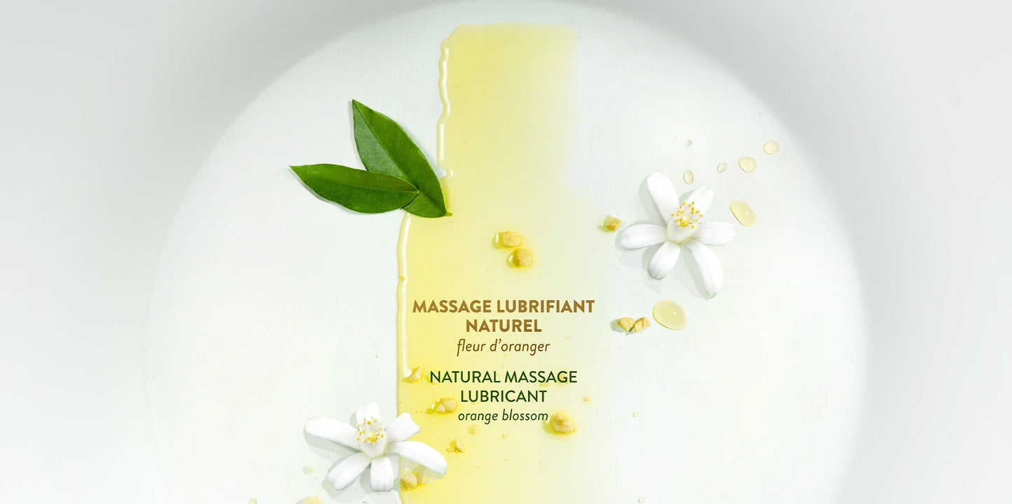 MASSAGE LUBRIFIANT NATUREL fleur d'oranger