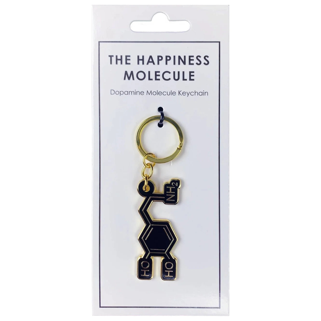 Dopamine Molecule Keychain