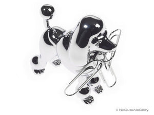 Magnetic Poodle Paperclip Holder