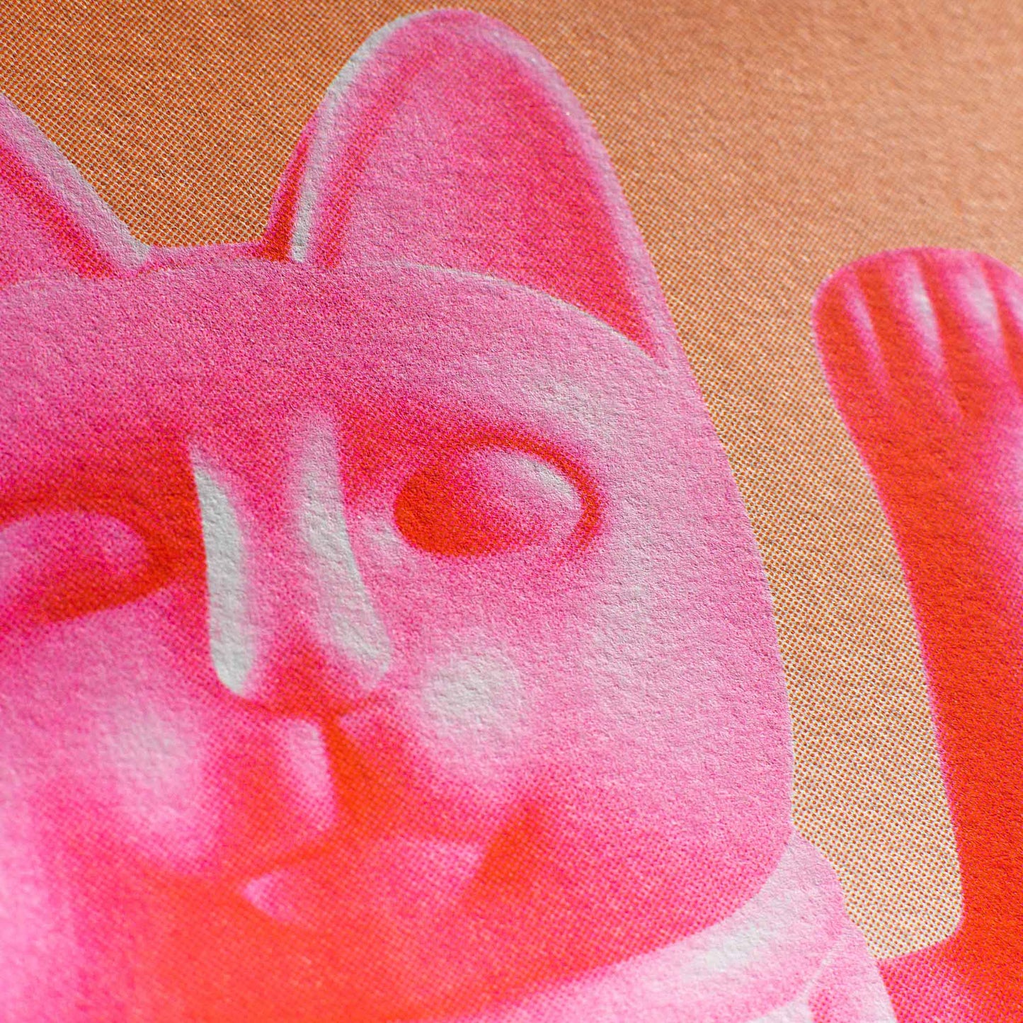 Pink Lucky Cat Artprint