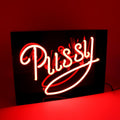 Néon PUSSY Rouge