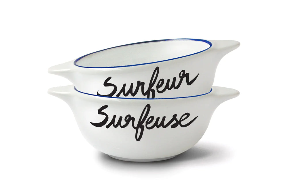 Bretonische Schale Surfeur